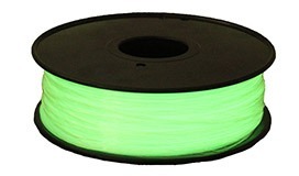 PLA  Glow in the dark Green Filaments