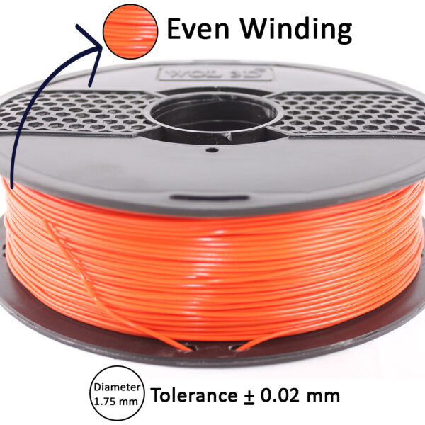 even winding in 3d filament