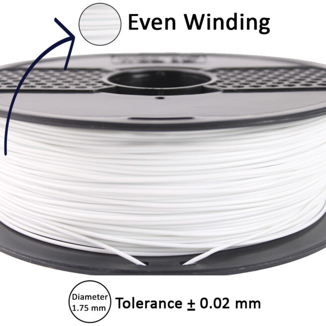 PLA PRO+ with Improved formula (DAISY WHITE) Made in India 3D Filament