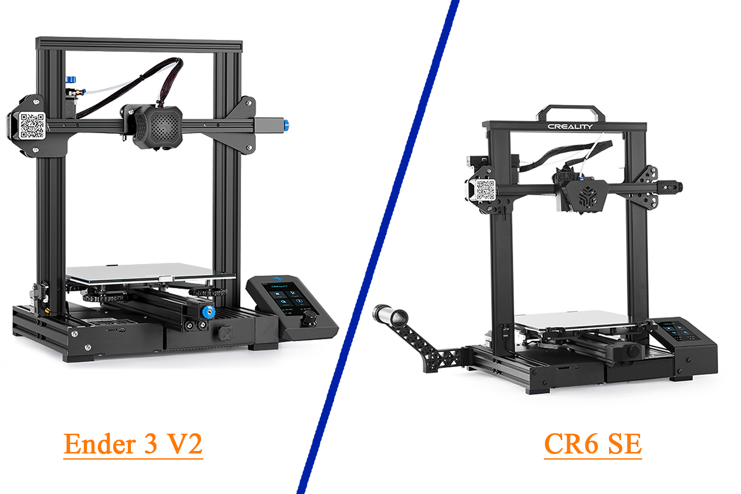 Difference between Ender 3 V2 and CR6 SE - Available @ WOL3D