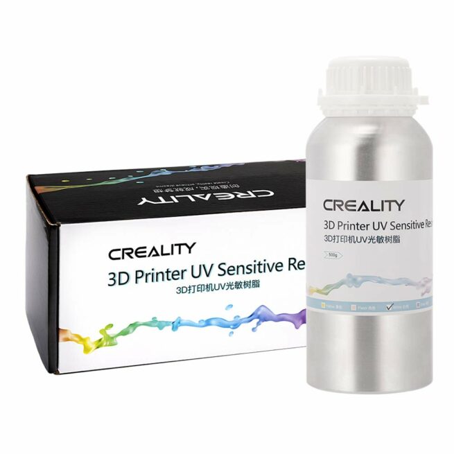 Creality 3D Printer Resin UV 405nm Sensitive Rapid Photopolymer for LCD 3D Printers 500g