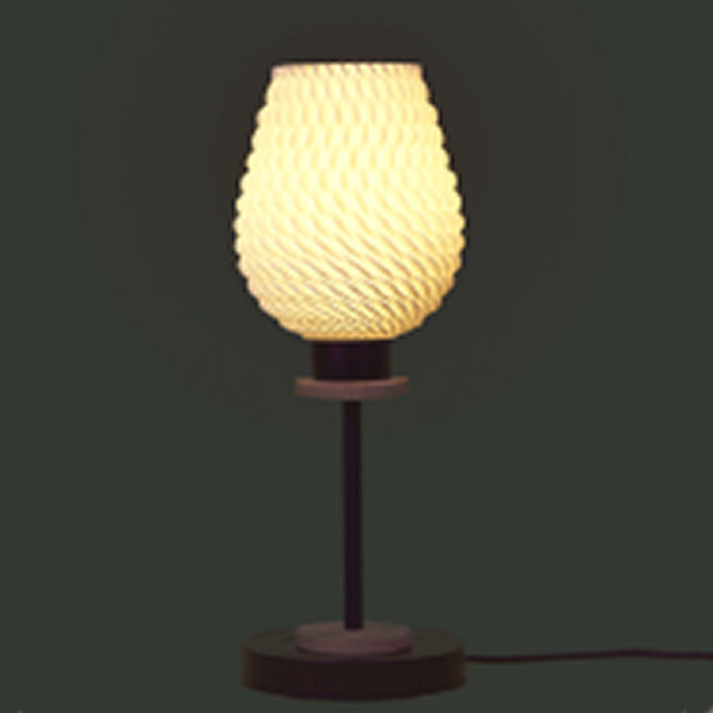 Pine 3D Printed Lamp Shade