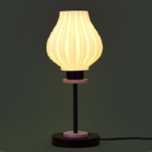Curvy 3D Printed Lamp Shade