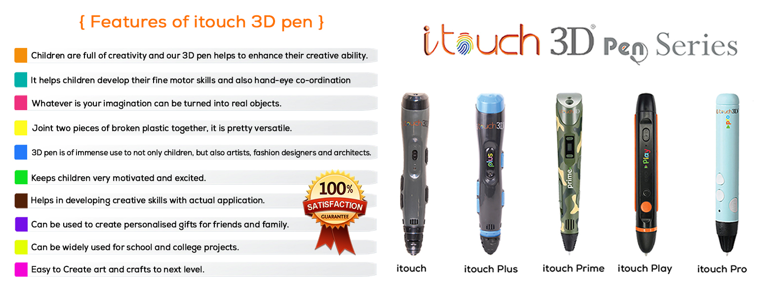 kapsel Professor Ongeëvenaard Itouch 3D Pen | The India's First and Best 3D Pen