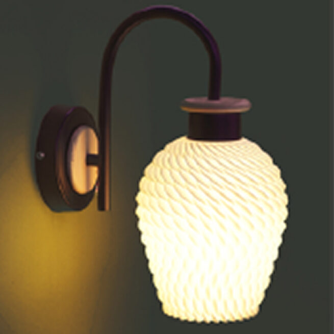 Pine 3D Printed Lamp Shade