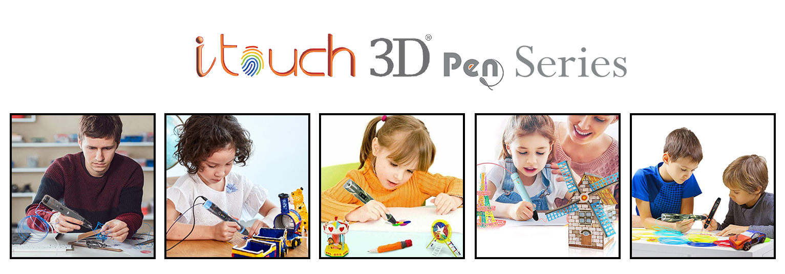 Buy ITouch Grey 3D Pen for 3D Drawing Art and Crafts (3 Filaments free) 3D  Printer Pen By WOL3D Online at Best Prices in India - JioMart.