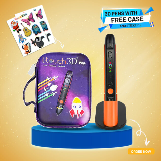 Itouch Play 3D Pen with case and 20 filaments