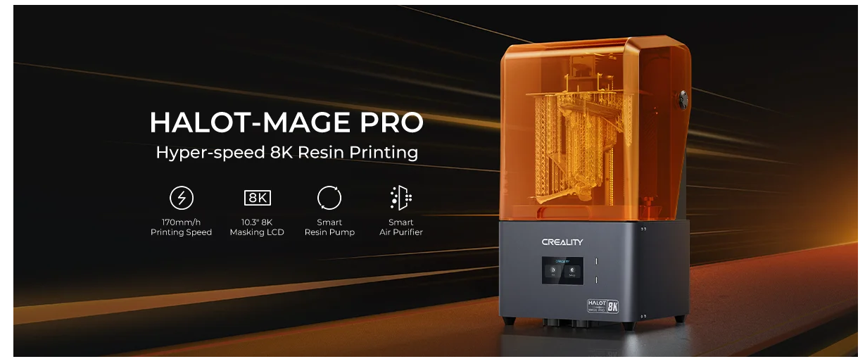 CREALITY Halot-Mage 8K resolution for unlimited creativity