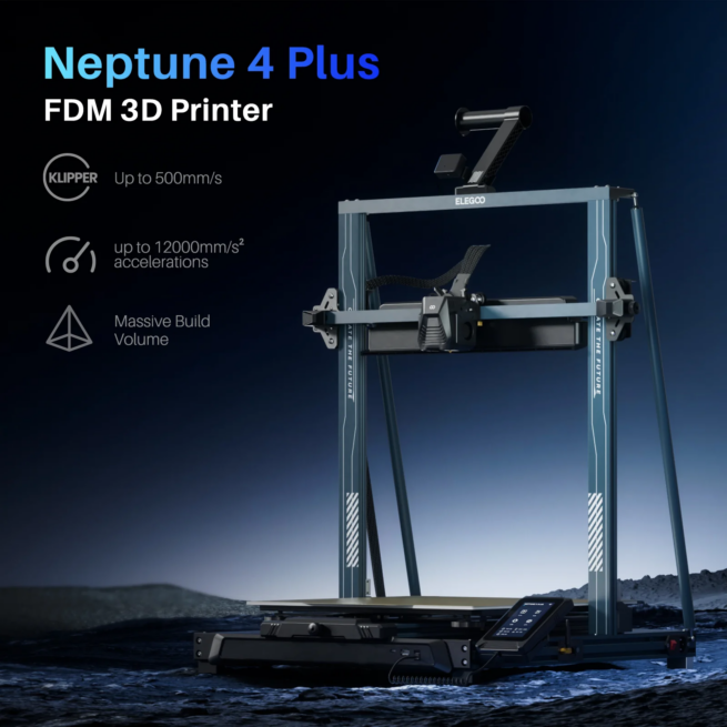 ELEGOO Neptune 4 Plus FDM 3D Printer